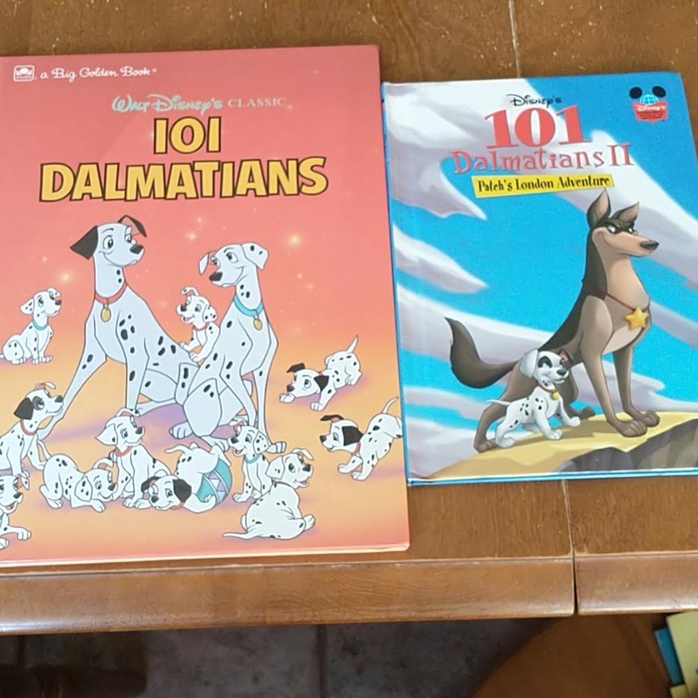 Vintage hardcover Disney 101 Dalmatians books